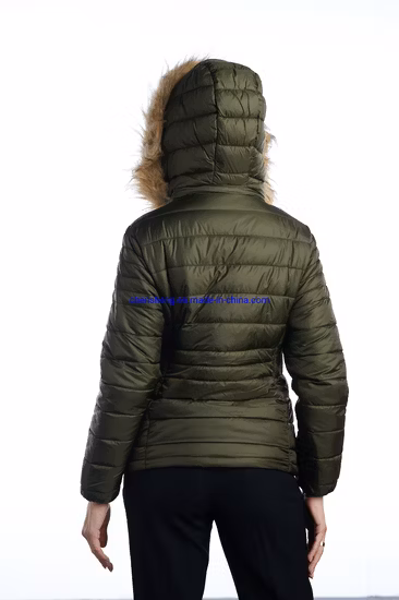 Capucha acolchada de invierno para niñas y niños, chaqueta de piel, ropa para niños, ropa para exteriores, ropa para niños